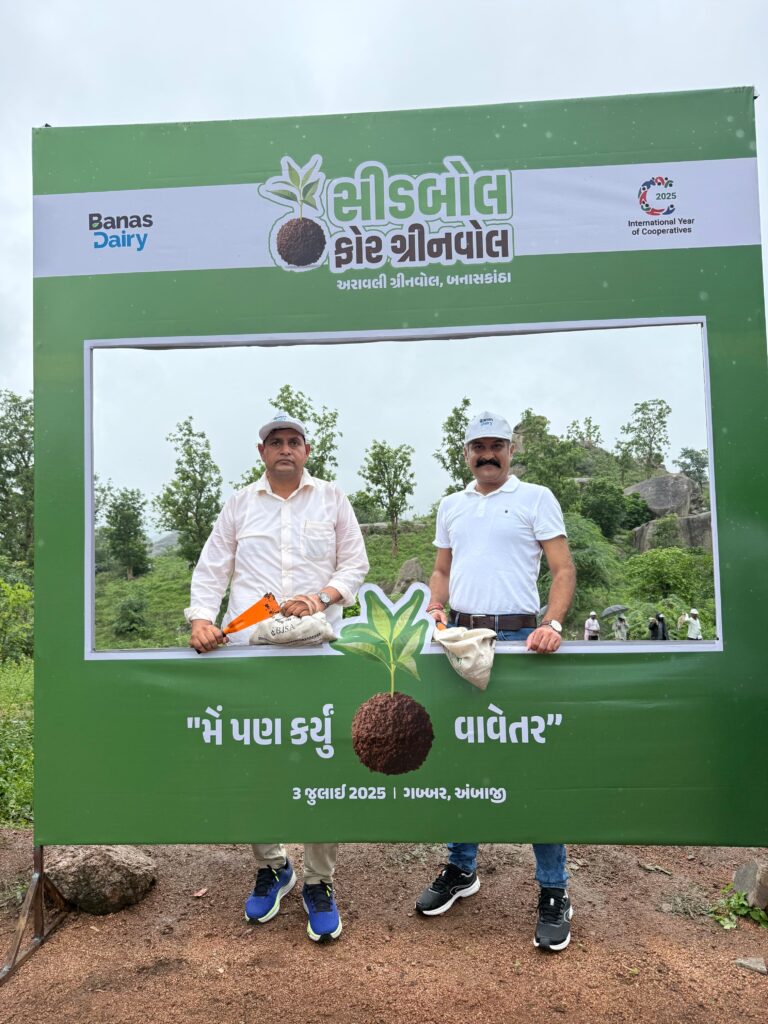 સીડબોલ ફોર ગ્રીનવોલ કાર્યક્રમ અંબાજી